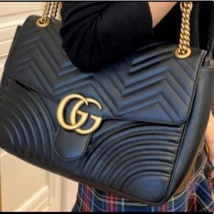 Large authentic Gucci Marmont bag